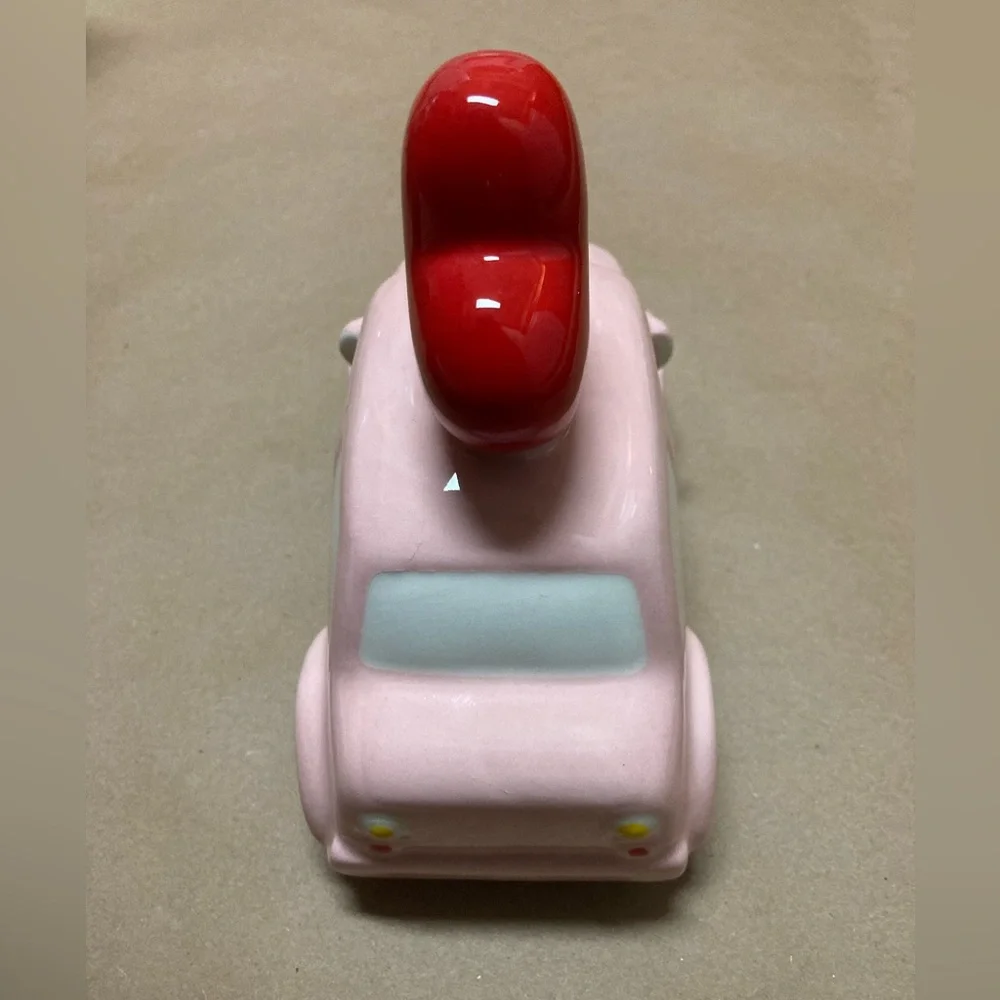 Spritz Target Ceramic Valentine's Day Car Love Bug Pink Red Heart Tier Tray Deco - Picture 5 of 5